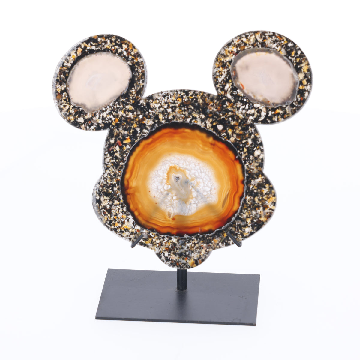 Achat Maus auf Metallständer  S (#1476)