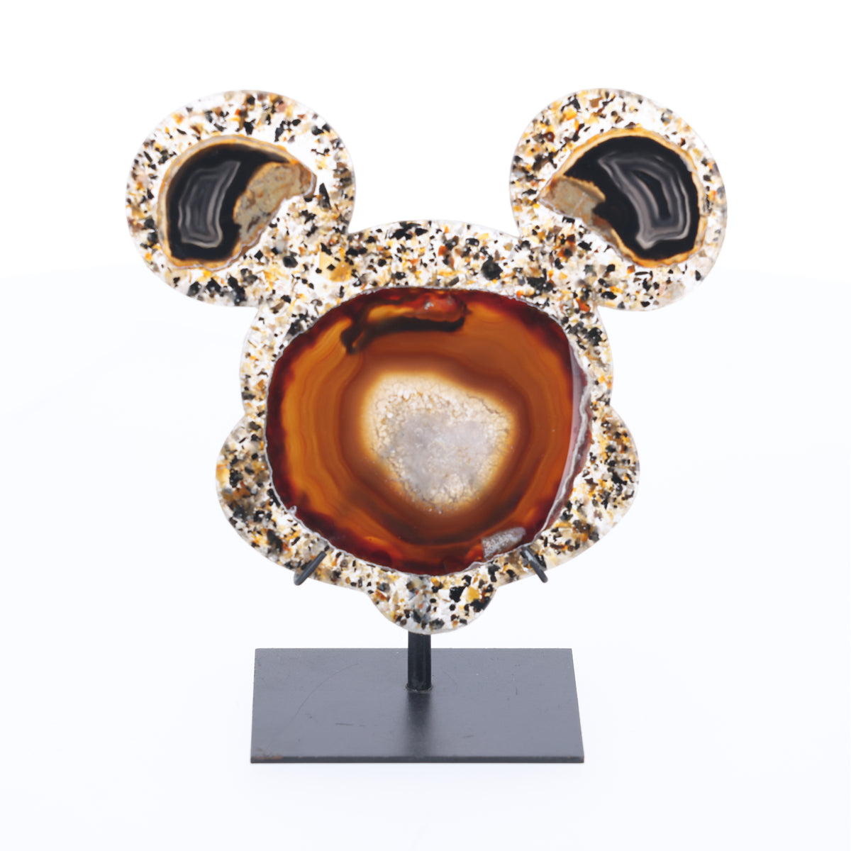 Achat Maus auf Metallständer  S (#1476)