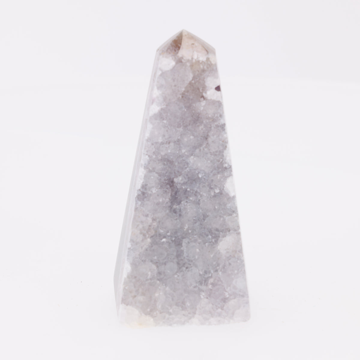 Achat Obelisk aus Brasilien mit natürlicher Kristallstruktur (#1493)
