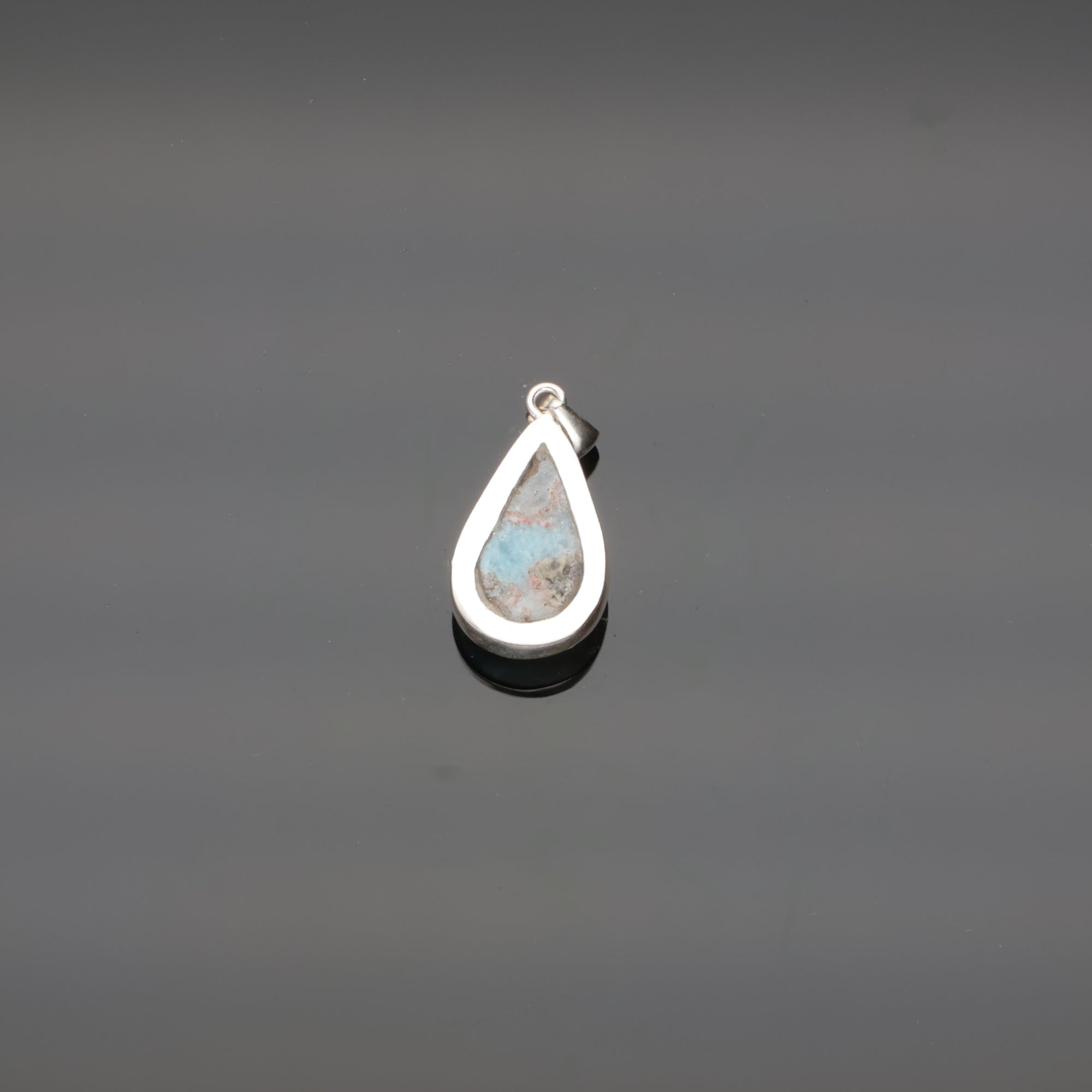 Caribbean Glow – Larimar Anhänger in 925 Silber – 6,60 g (#1393)