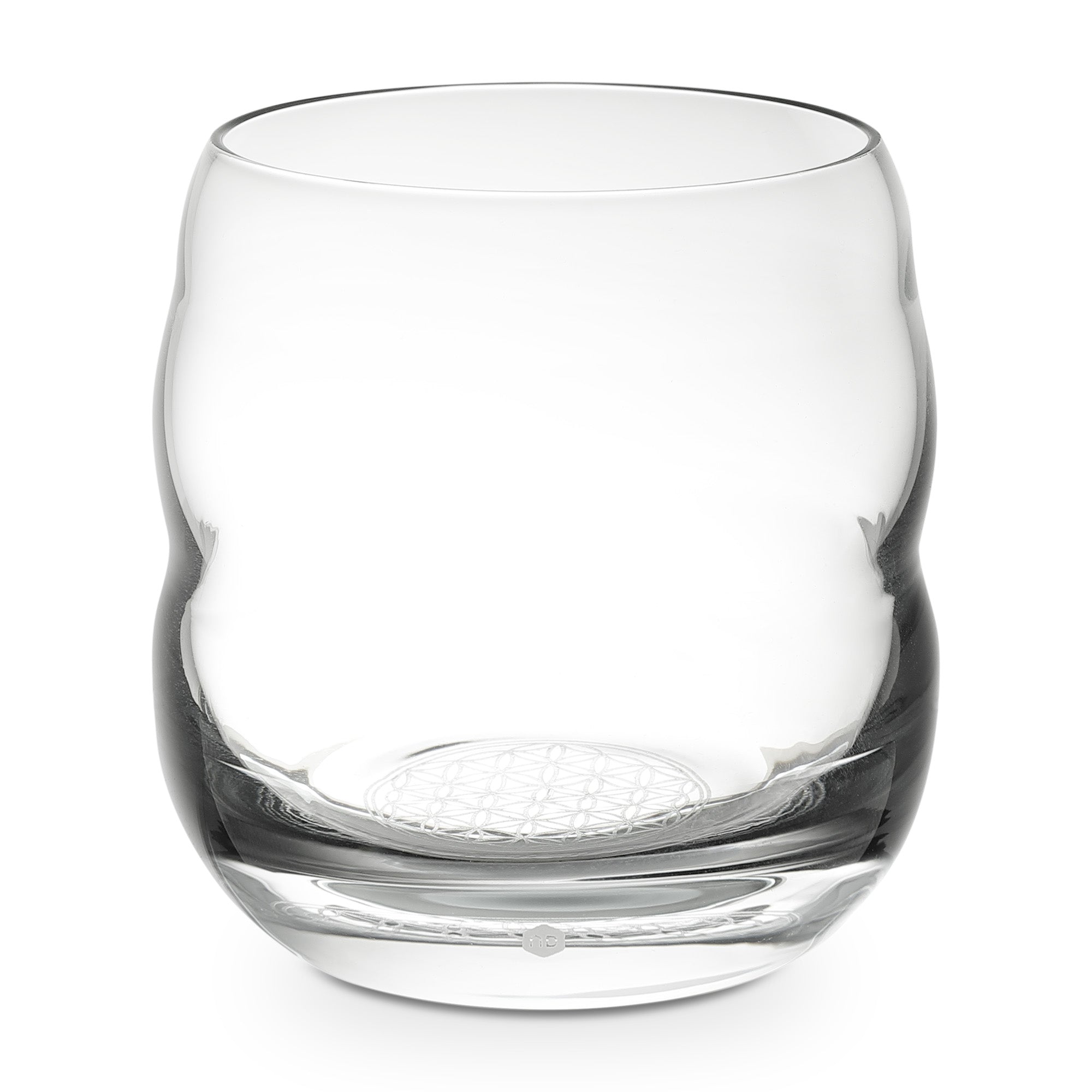 Trinkglas Mythos Lasergravur - Blume des Lebens 0,25l - bleifreies Glas