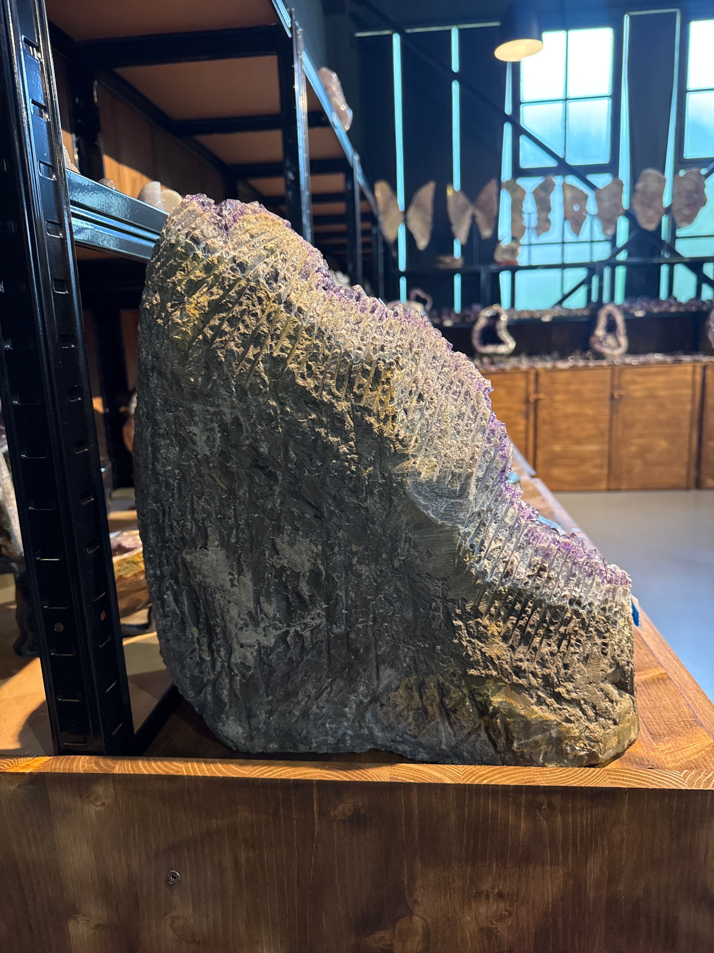 Amethyst-Druse „Violet Surface“ – 30 kg (#133)