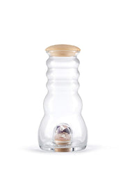 Krug Cadus Family 1,5l - Edelsteinfach und Zirbenholzdeckel - mundgeblasen