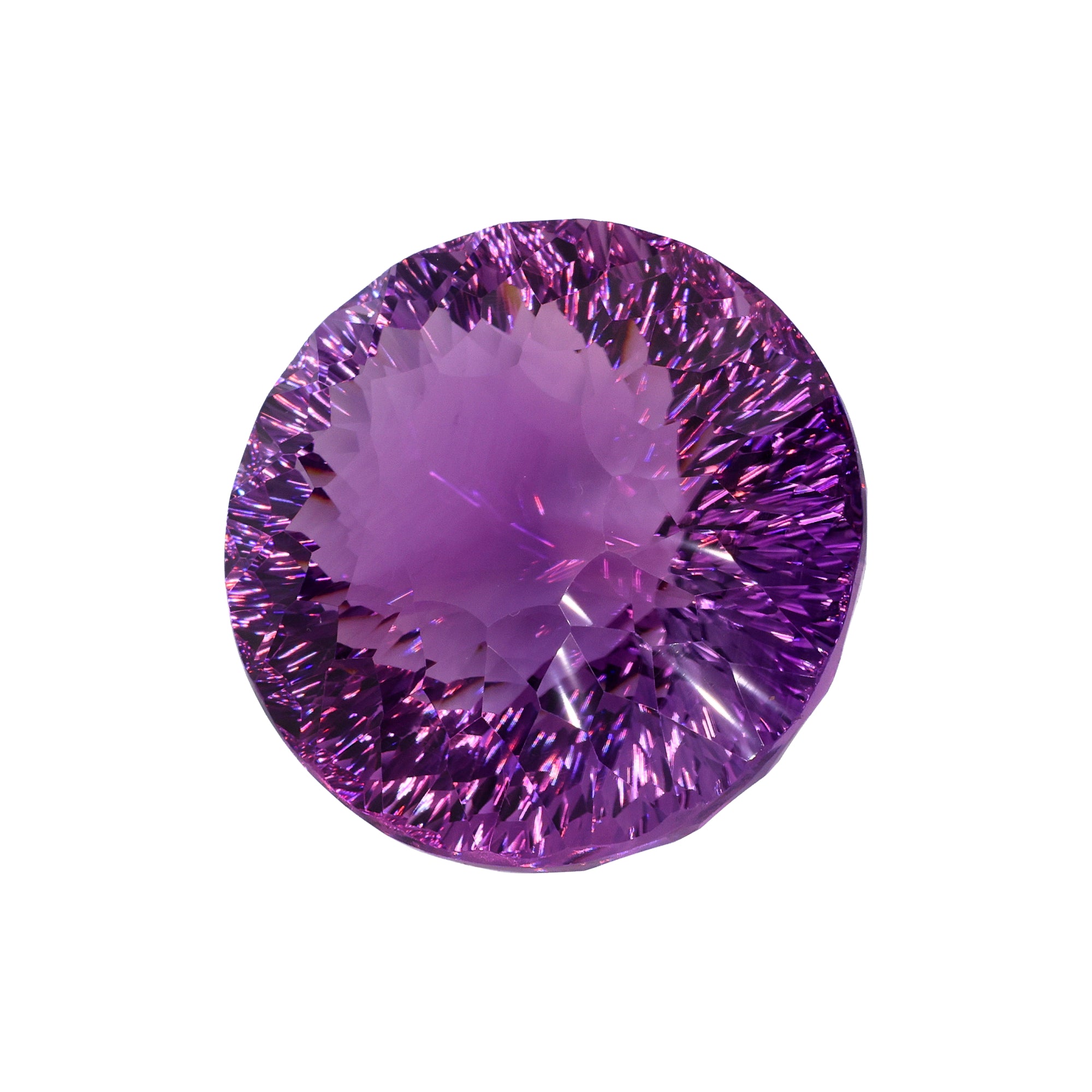 18.07 ct Amethyst Oval Cut - Brilliant Deep Violet from Brazil - Premium Allrounder