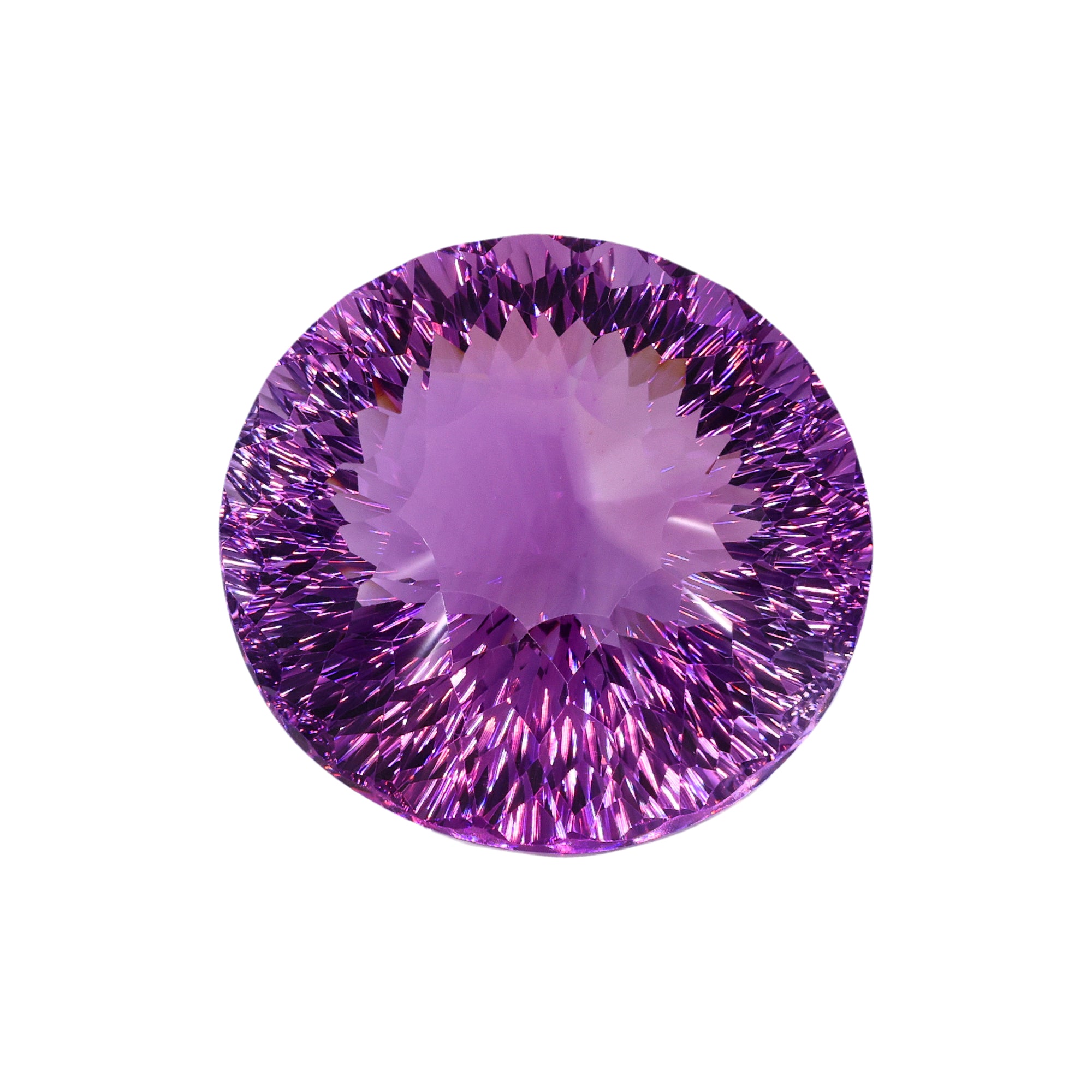 18.07 ct Amethyst Oval Cut - Brilliant Deep Violet from Brazil - Premium Allrounder