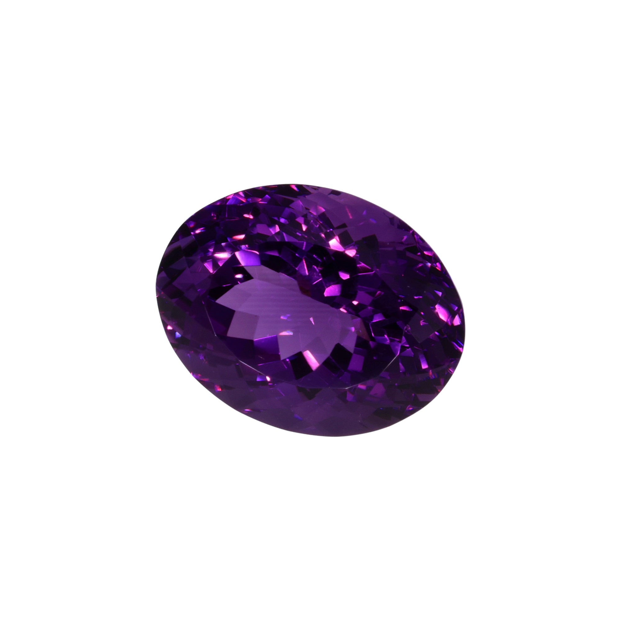 18,07 ct Amethyst Ovalschliff - Brillantes Tiefviolett aus Brasilien - Premium Allrounder