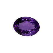 26,73 ct Amethyst Ovalschliff - Brillantes Lichtspiel in Tiefviolett aus Brasilien