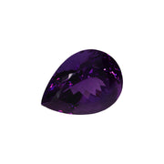 29.48 ct Amethyst pear cut from Brazil with minor imperfection