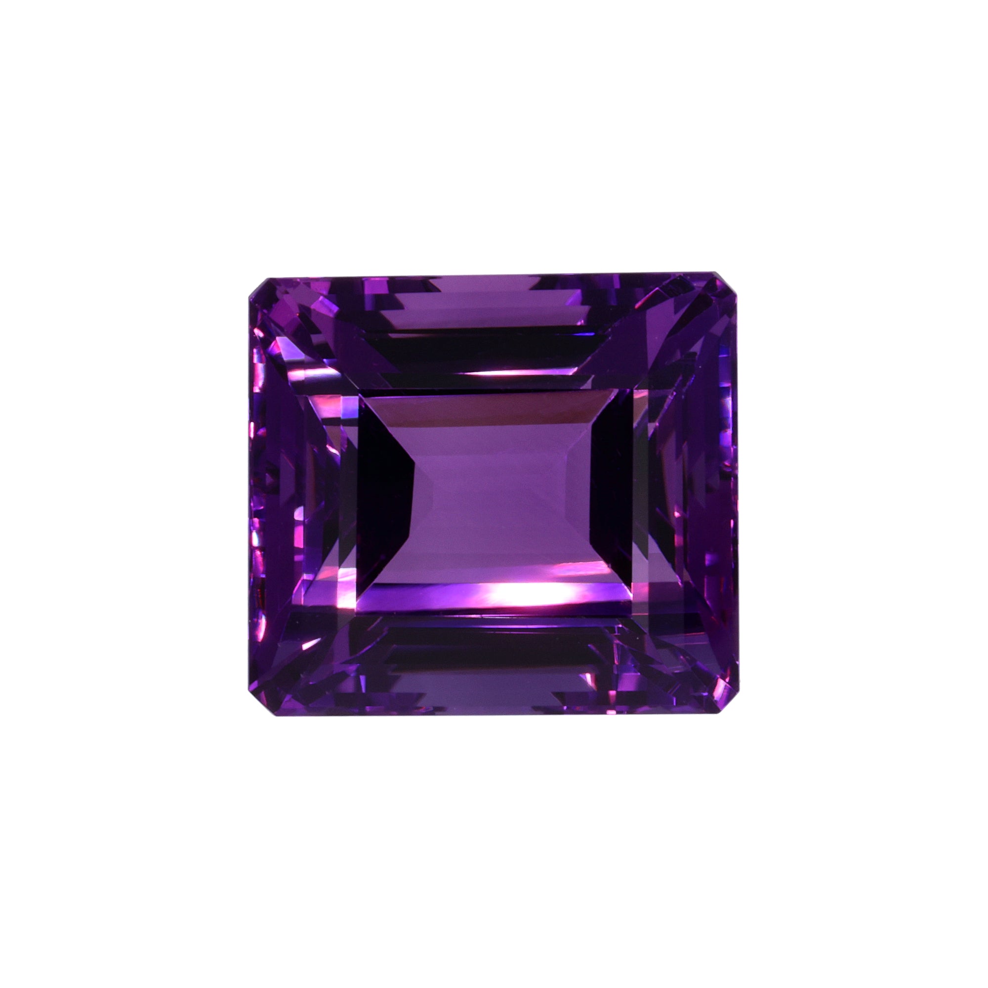 29.65 ct Amethyst - Geometric Facet Cut - Modern Design from Brazil