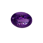31,76 ct Amethyst im Ovalschliff - Brillante Symmetrie - Tiefviolett aus Brasilien