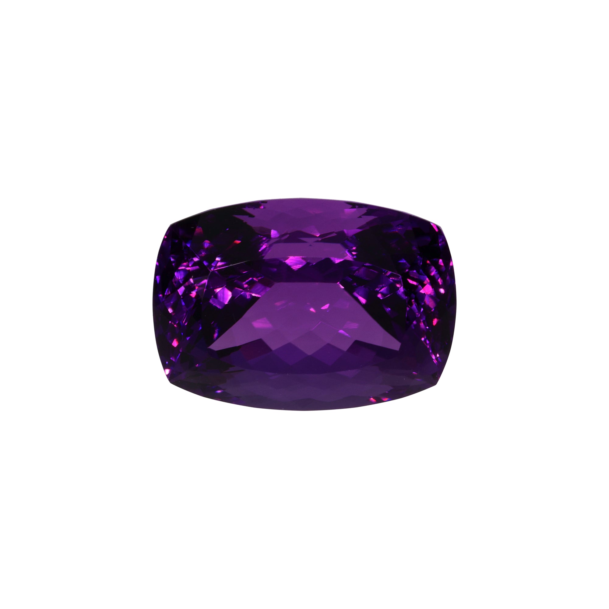 32,37 ct Amethyst im Kissenschliff (Antik) - Tiefviolette Brillanz aus Brasilien