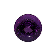 45,99 ct Amethyst im Präzisions-Rundschliff - Sternfacetten-Unikat aus Brasilien