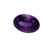 50,61 ct Amethyst Ovalschliff - Meisterhafte Symmetrie & Tiefviolett