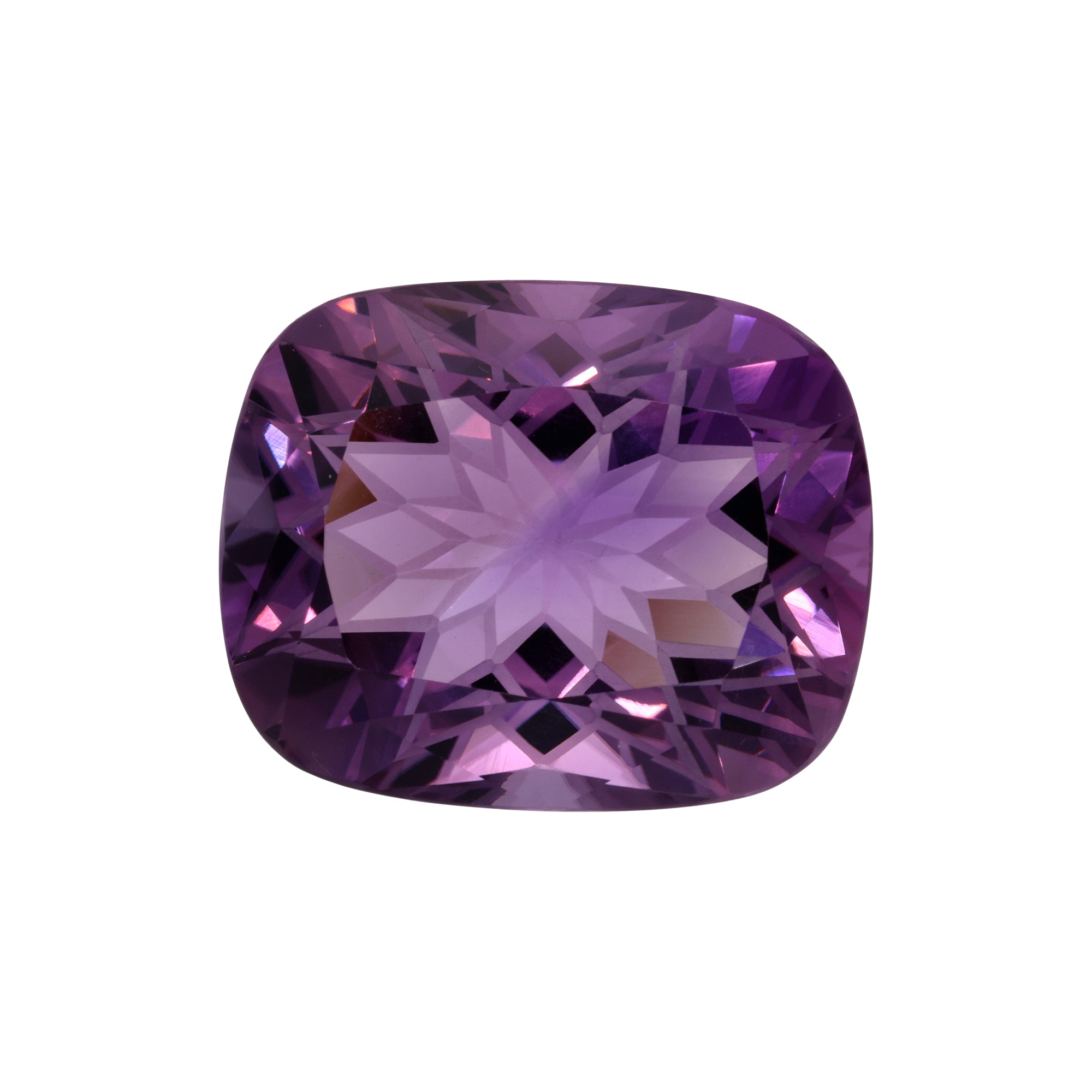 18.07 ct Amethyst Oval Cut - Brilliant Deep Violet from Brazil - Premium Allrounder