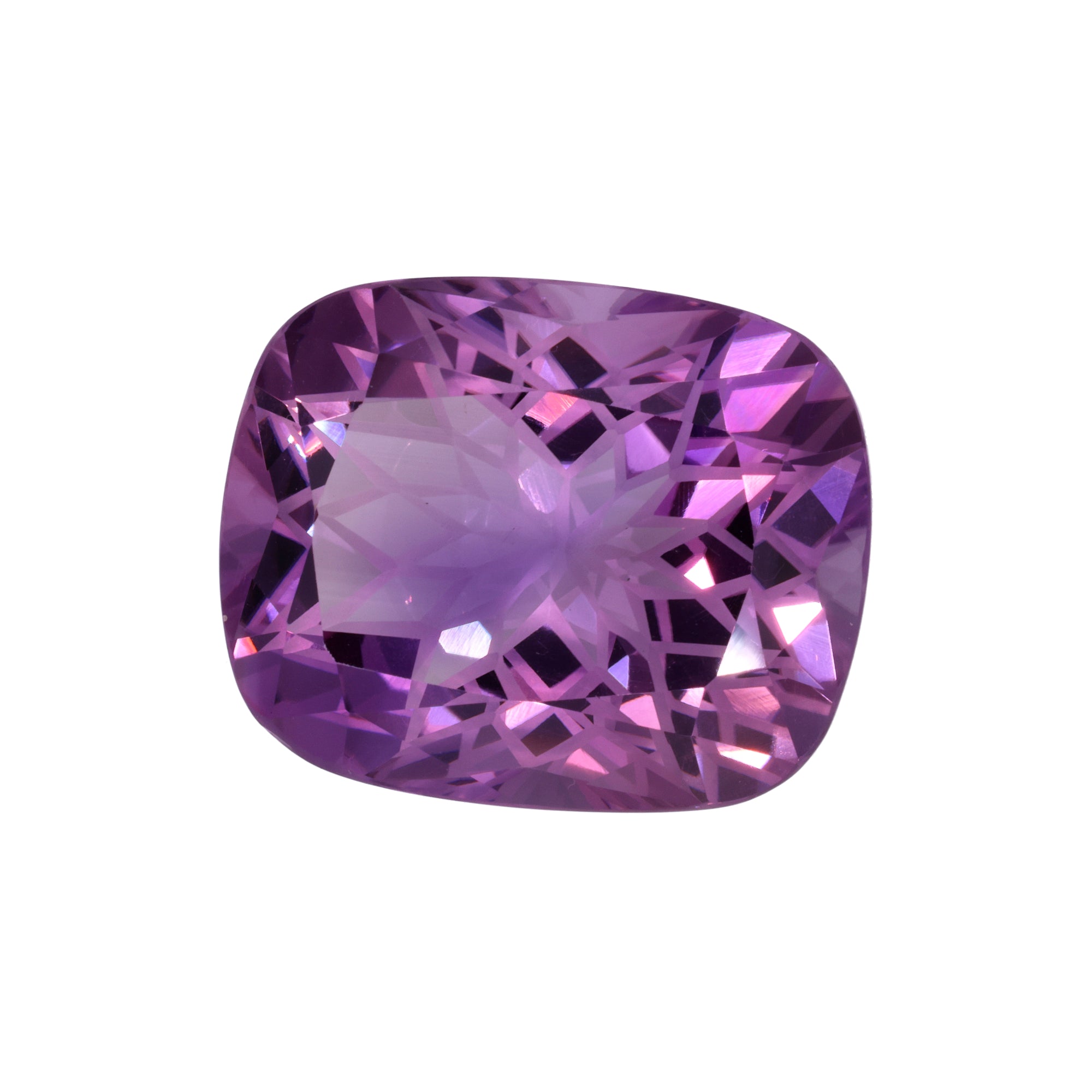 18.07 ct Amethyst Oval Cut - Brilliant Deep Violet from Brazil - Premium Allrounder
