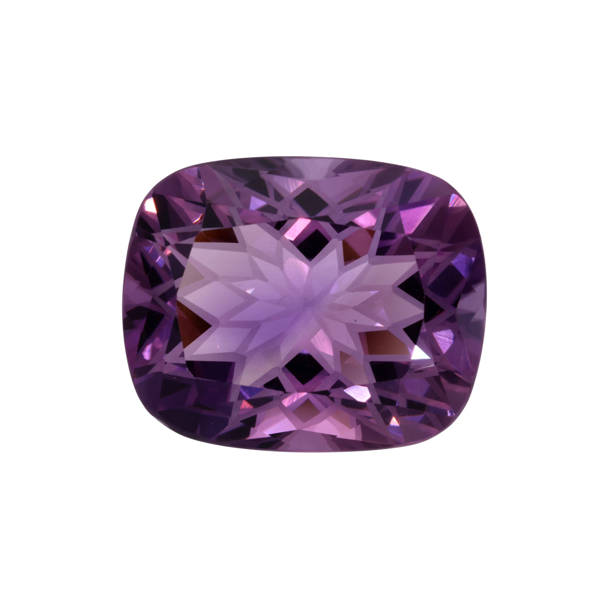 18.07 ct Amethyst Oval Cut - Brilliant Deep Violet from Brazil - Premium Allrounder