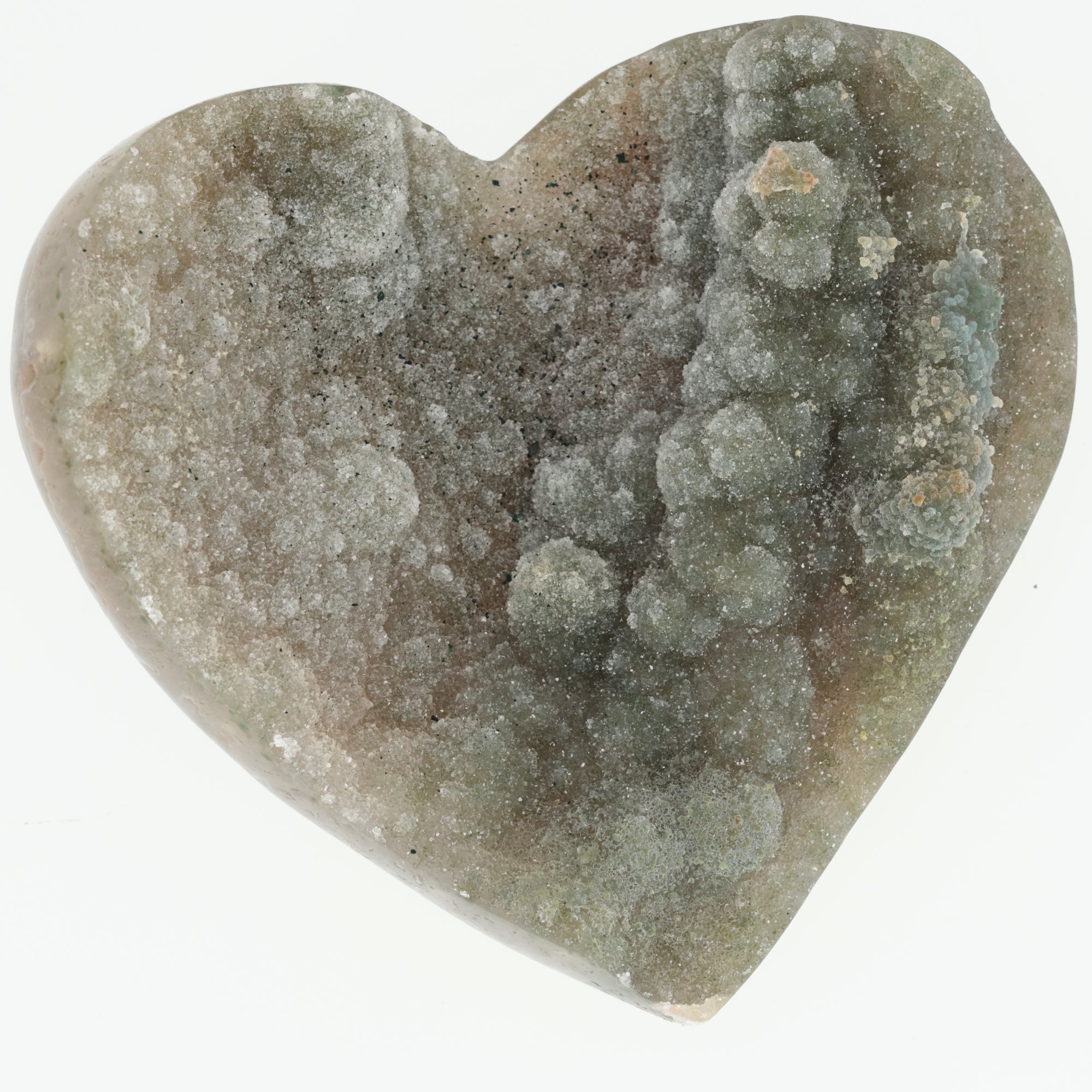 Verdantia – Achat-Herz mit Chalcedon-Kristallbildung (#396)