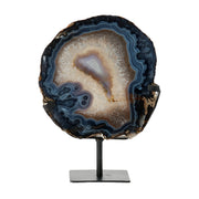 Ocean Core - Agate Slice on Stand
