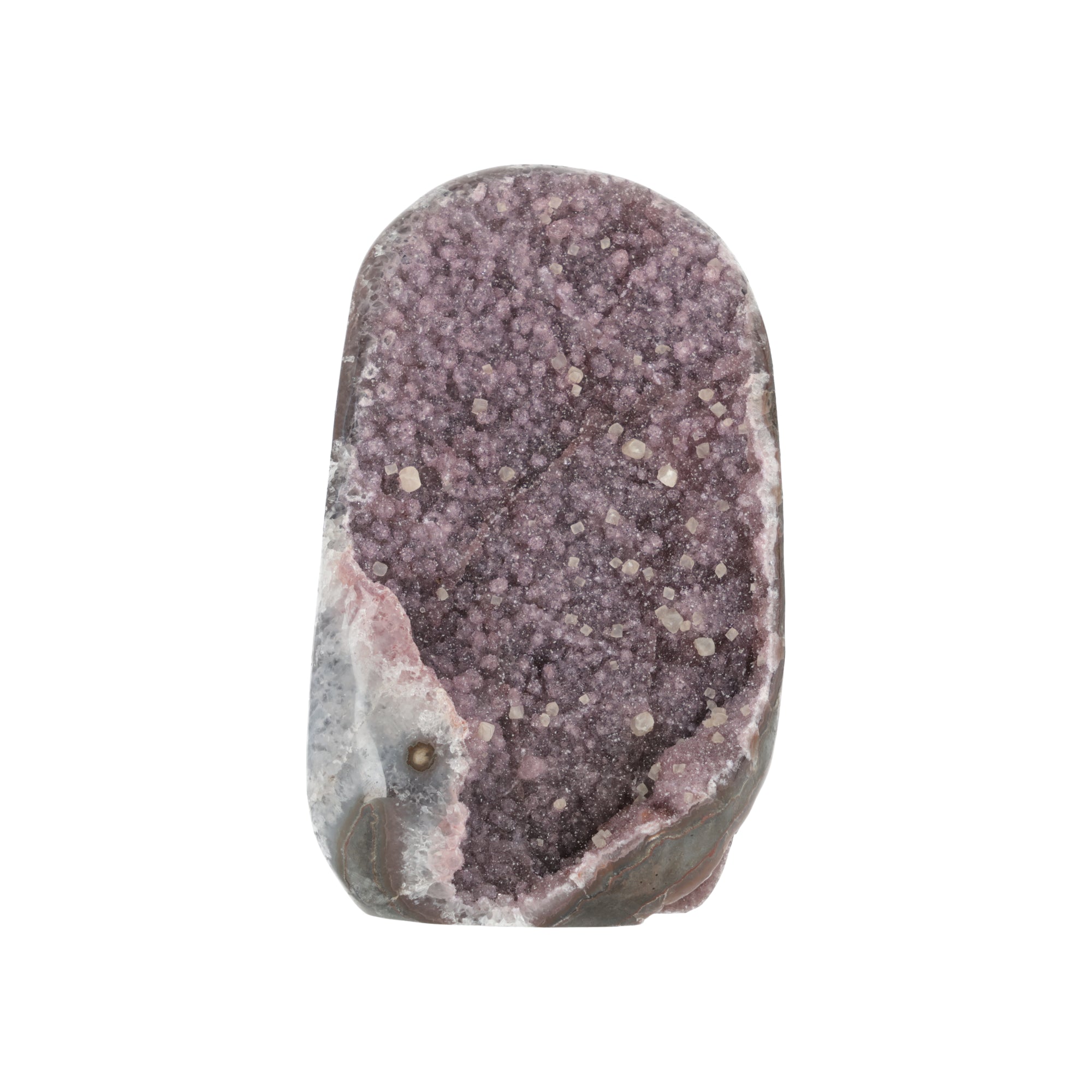 Mondblüte von Aerisfall – Funkelnde Kristall-Geode aus Uruguay (#525)