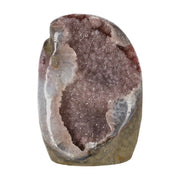 Regenbogen Amethyst aus Uruguay mit violetten Kristallen und natürlicher Farbvariation, hochwertiges Amethyst Unikat
