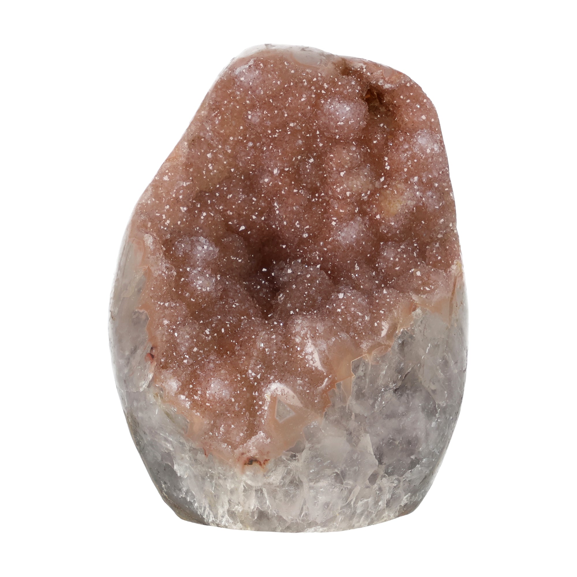 Regenbogen Amethyst aus Uruguay mit violetten Kristallen und natürlicher Farbvariation, hochwertiges Amethyst Unikat