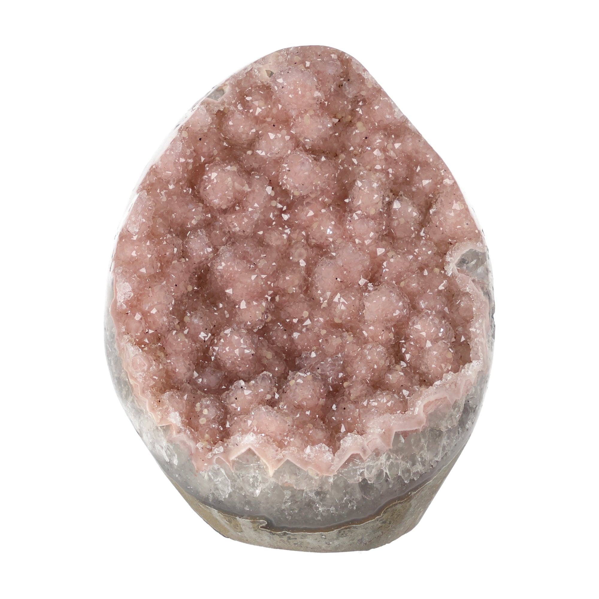 Regenbogen Amethyst aus Uruguay mit violetten Kristallen und natürlicher Farbvariation, hochwertiges Amethyst Unikat