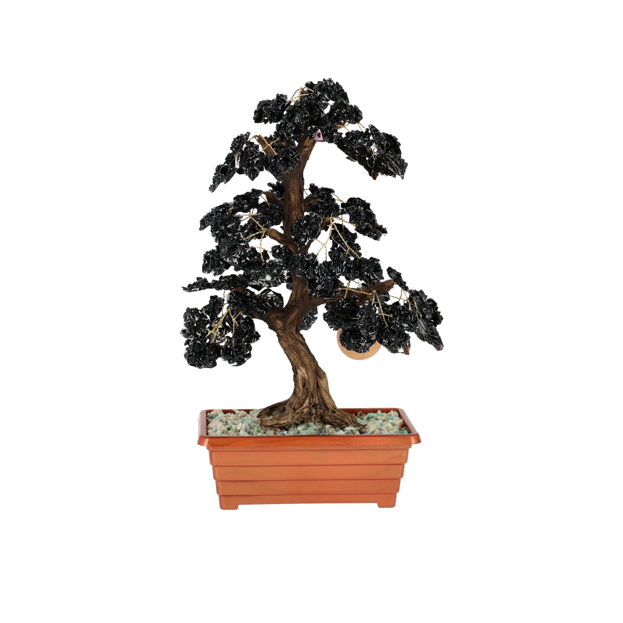 Baum des Lebens - Bonsai mit Natursteinen aus Brasilien – 40 cm (#368)