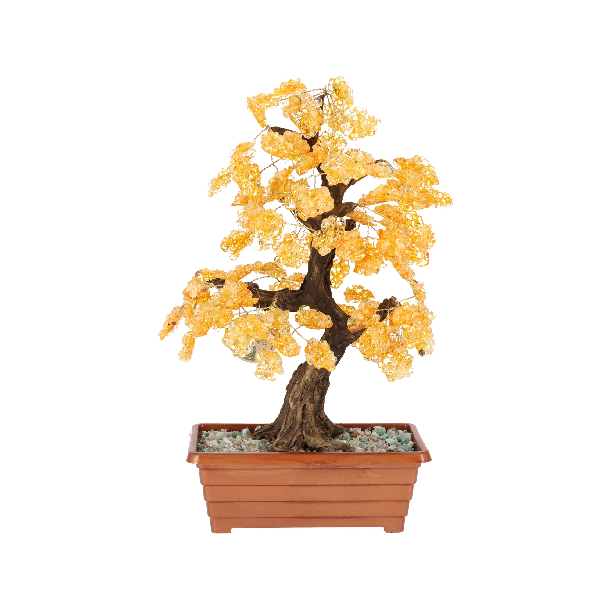 Baum des Lebens - Bonsai mit Natursteinen aus Brasilien – 40 cm (#368)