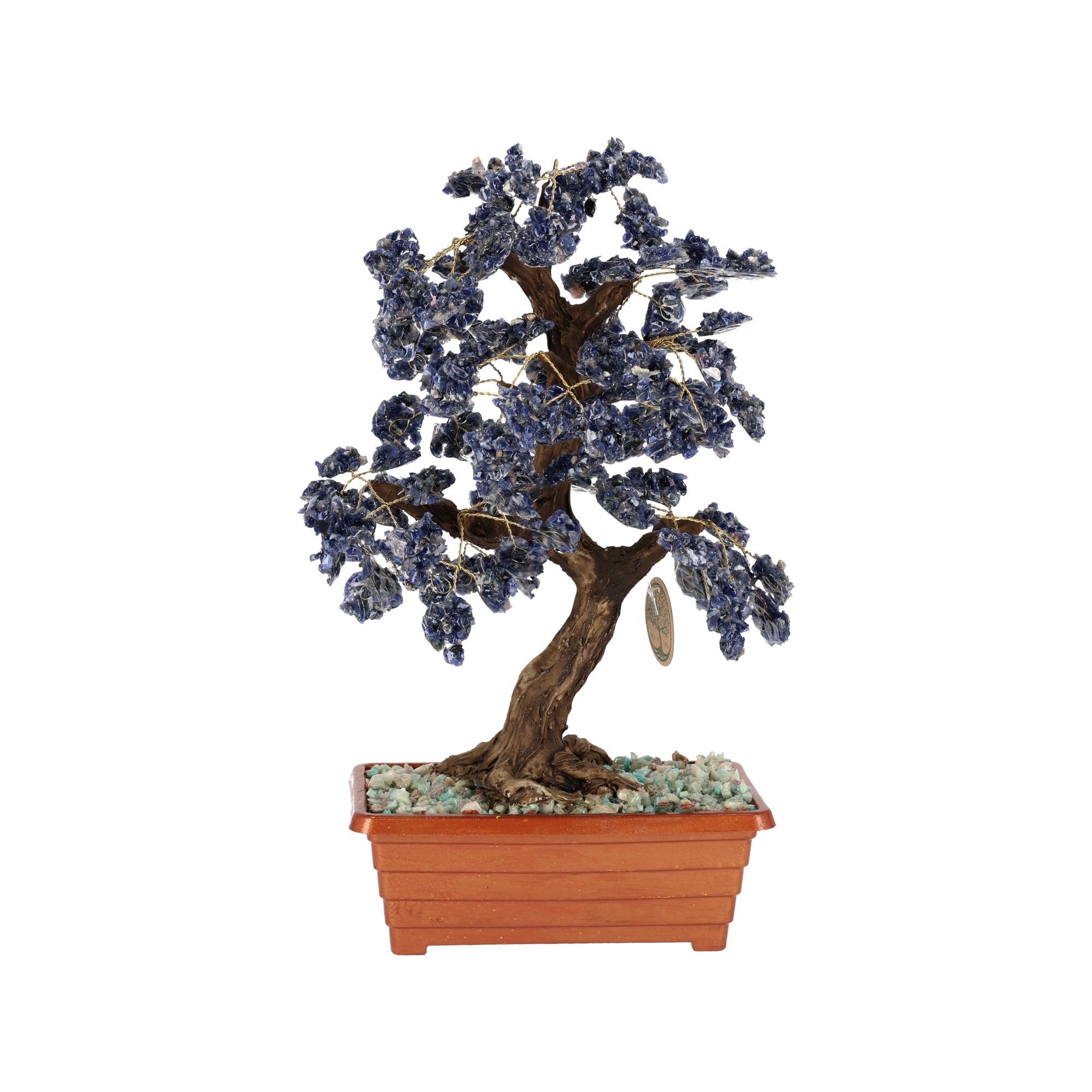 Baum des Lebens - Bonsai mit Natursteinen aus Brasilien – 40 cm (#368)