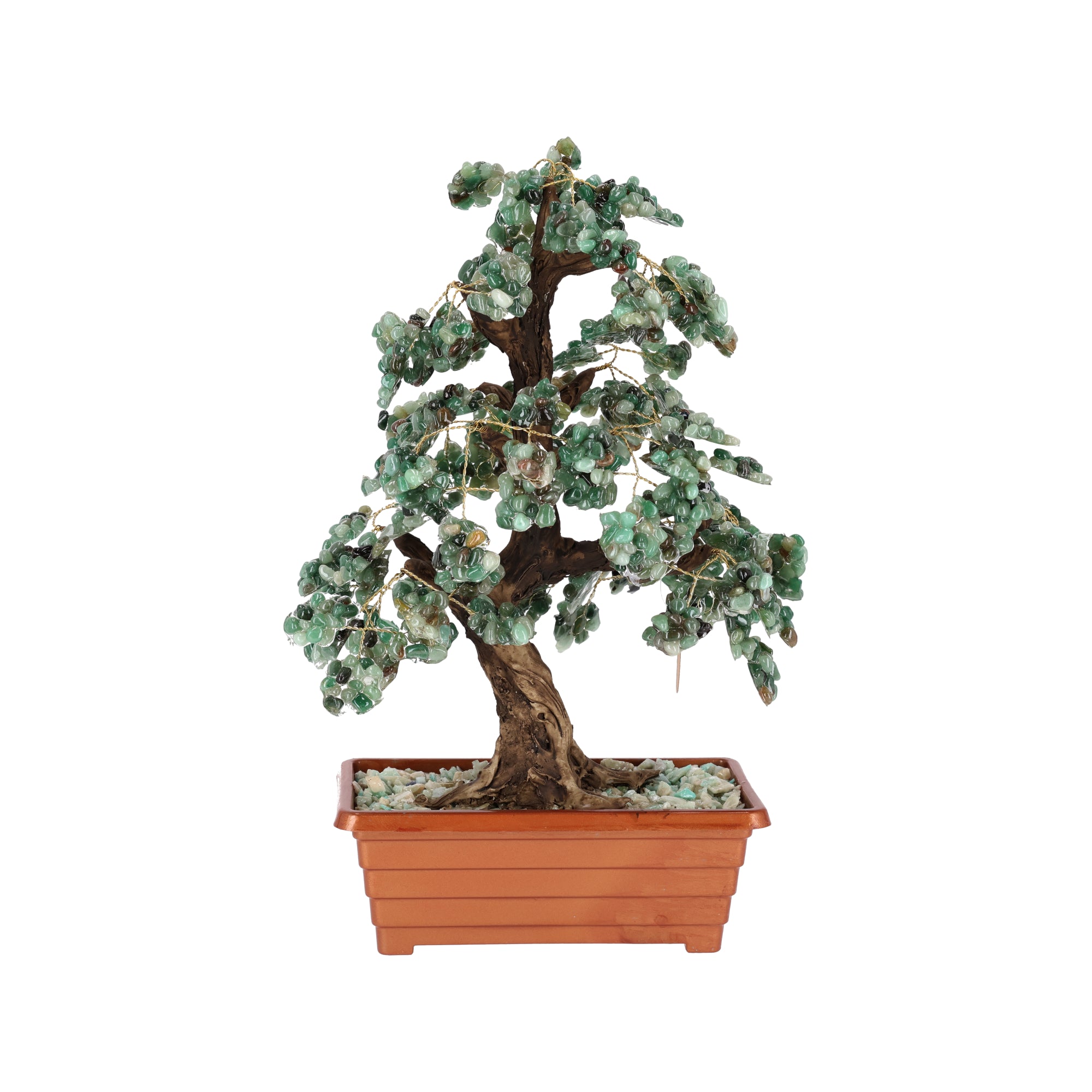 Baum des Lebens - Bonsai mit Natursteinen aus Brasilien – 40 cm (#368)