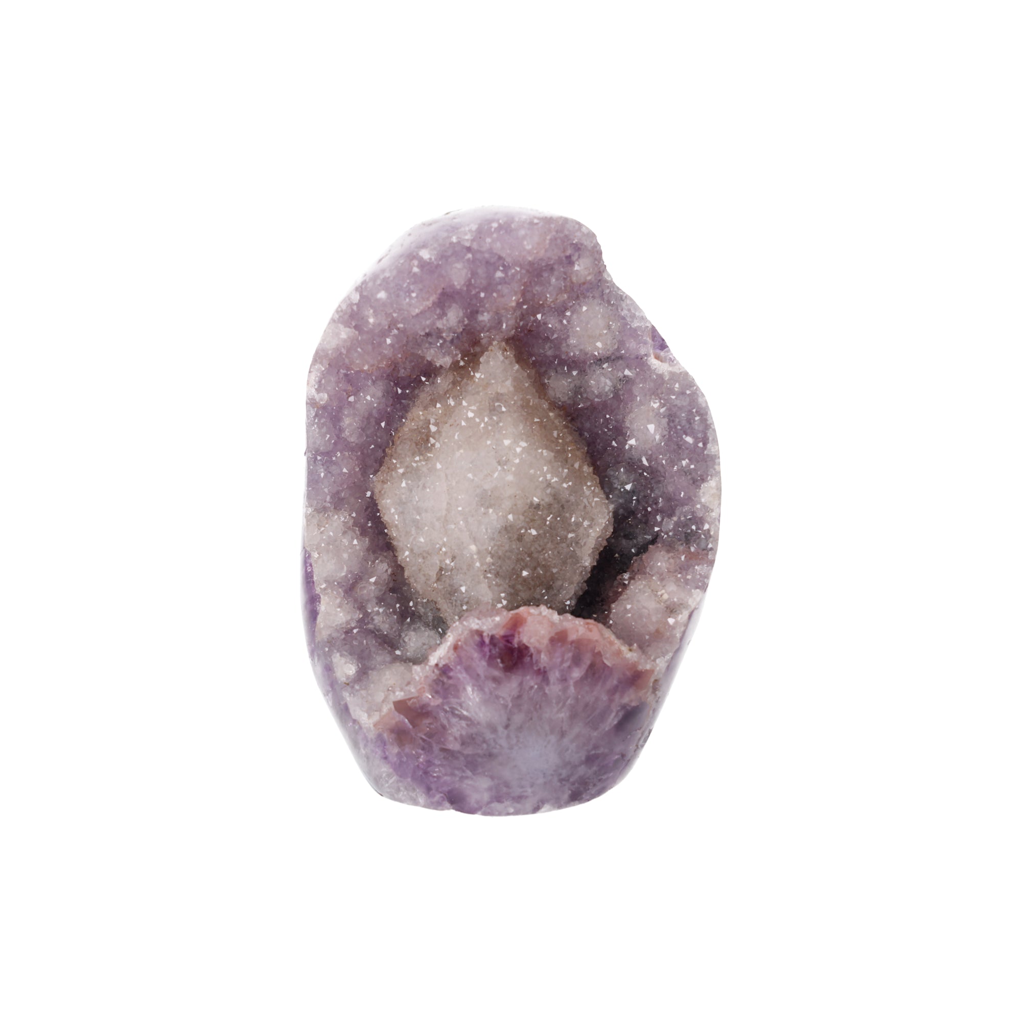 Moonlit Bloom ✦ Amethyst mit Calcit aus Uruguay | 2.902 g  (#792)