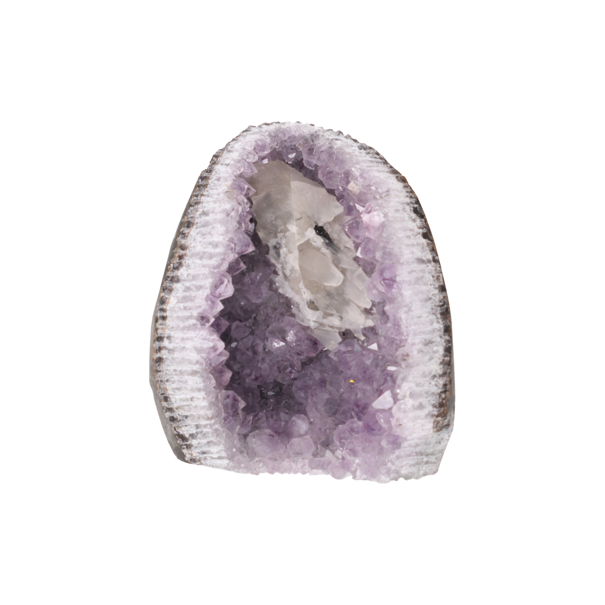 Lavender Hollow ✦ Amethyst mit Calcit & Turmalin aus Uruguay | 1.760 g  (#803)