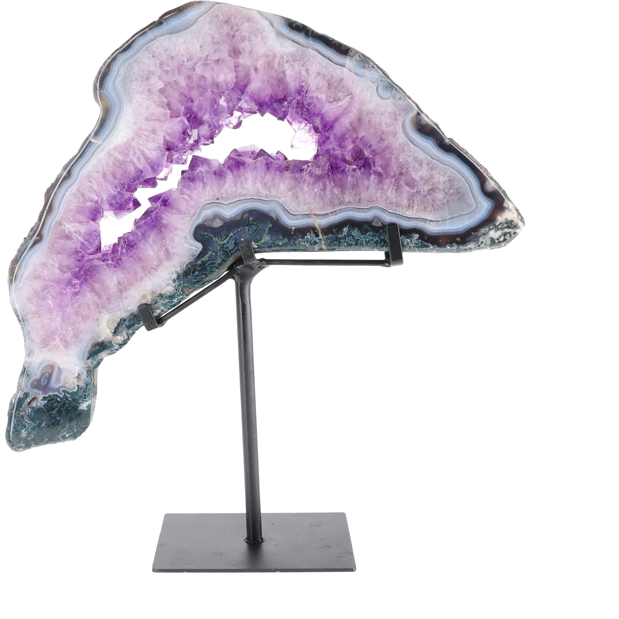 Delphine „Amethyst Tide“ | Amethyst Portalscheibe aus Brasilien | 5.036 g (#700)