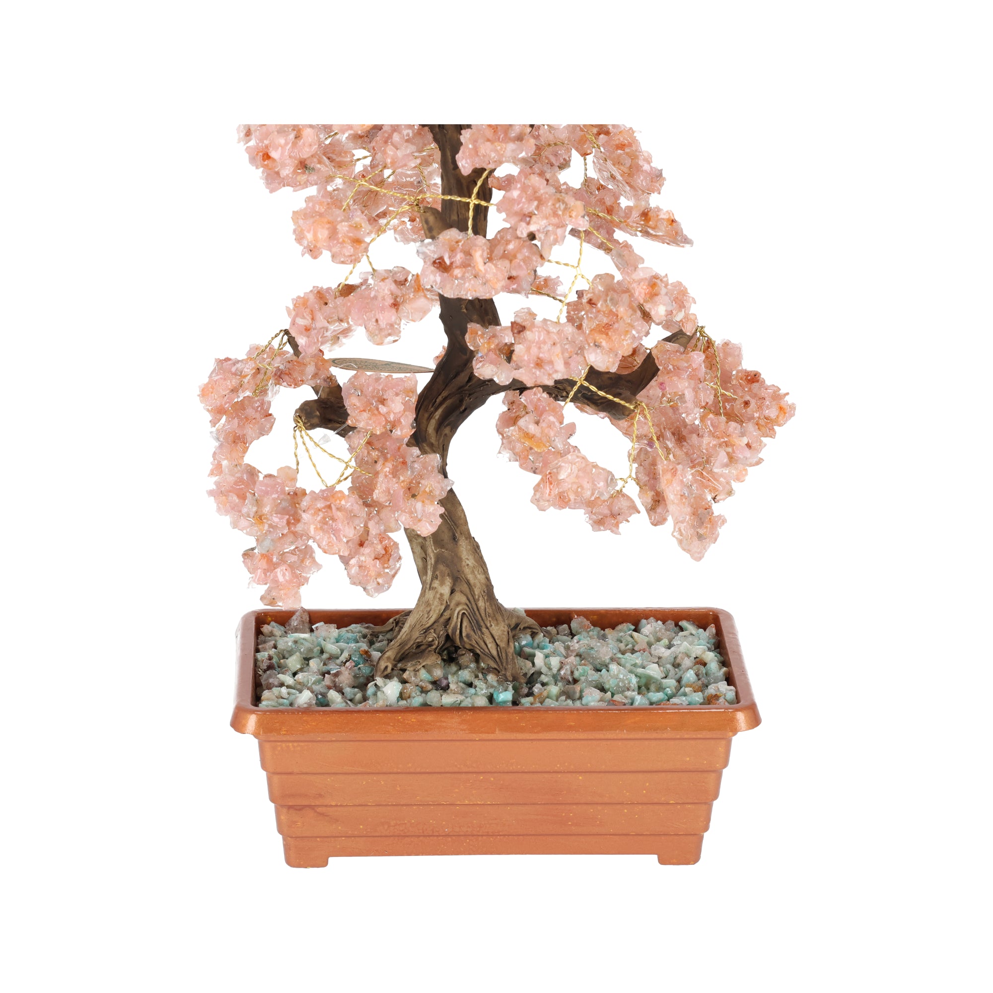 Baum des Lebens - Bonsai mit Natursteinen aus Brasilien – 40 cm (#368)