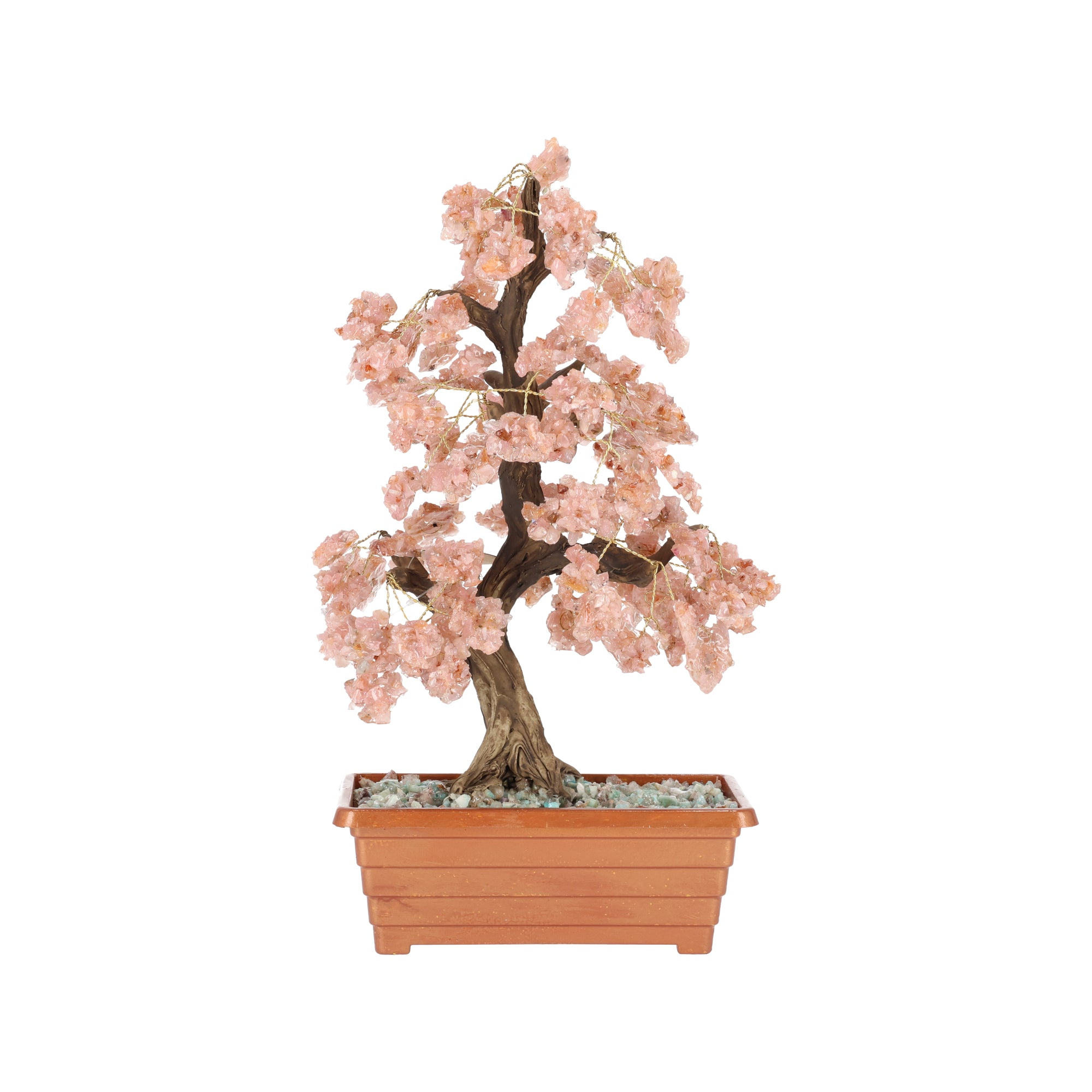 Baum des Lebens - Bonsai mit Natursteinen aus Brasilien – 40 cm (#368)