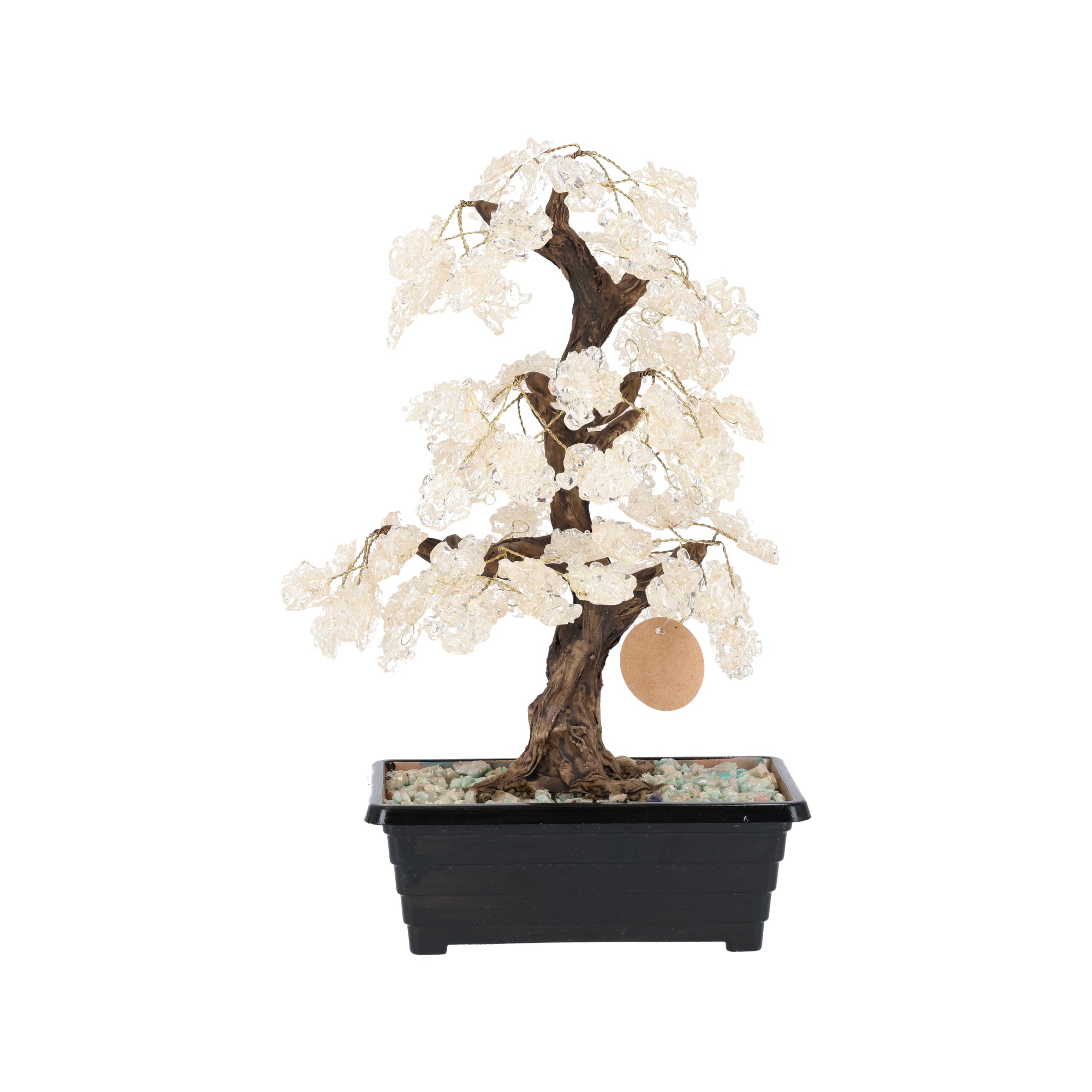 Baum des Lebens - Bonsai mit Natursteinen aus Brasilien – 40 cm (#368)