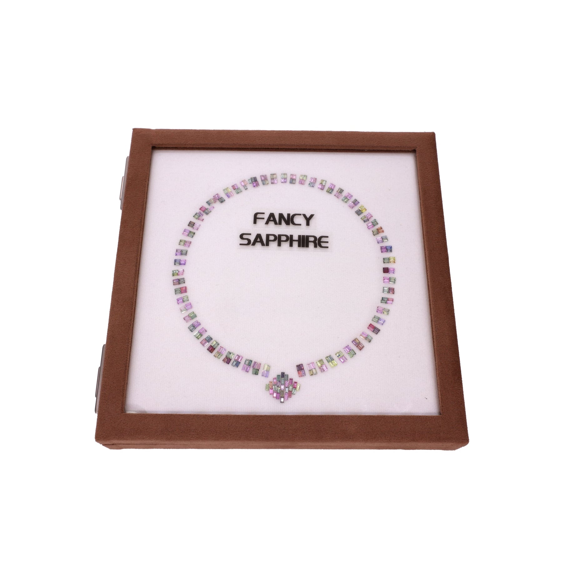 Multicolor Sapphire Set (20.16 ct) – 272 Baguette Stones for Exclusive Jewelry Design