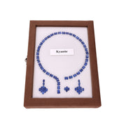 37,01 ct Kyanit Set - 109 Edelsteine im Ovalschliff - Intensives blaues Leuchten