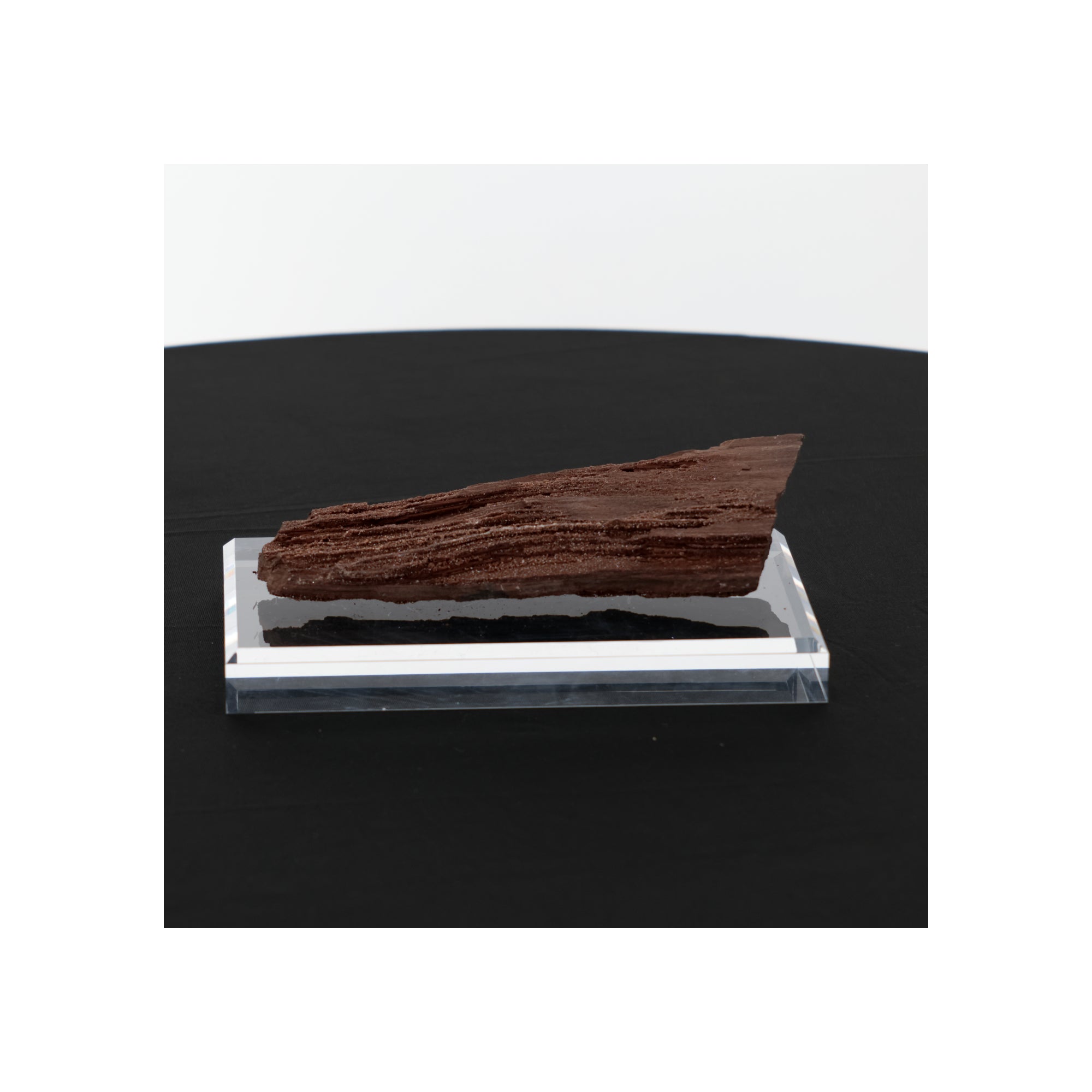 Feenholz mit natürlicher Kristallbildung | Versteinertes Holz aus Zwenkau | 383g