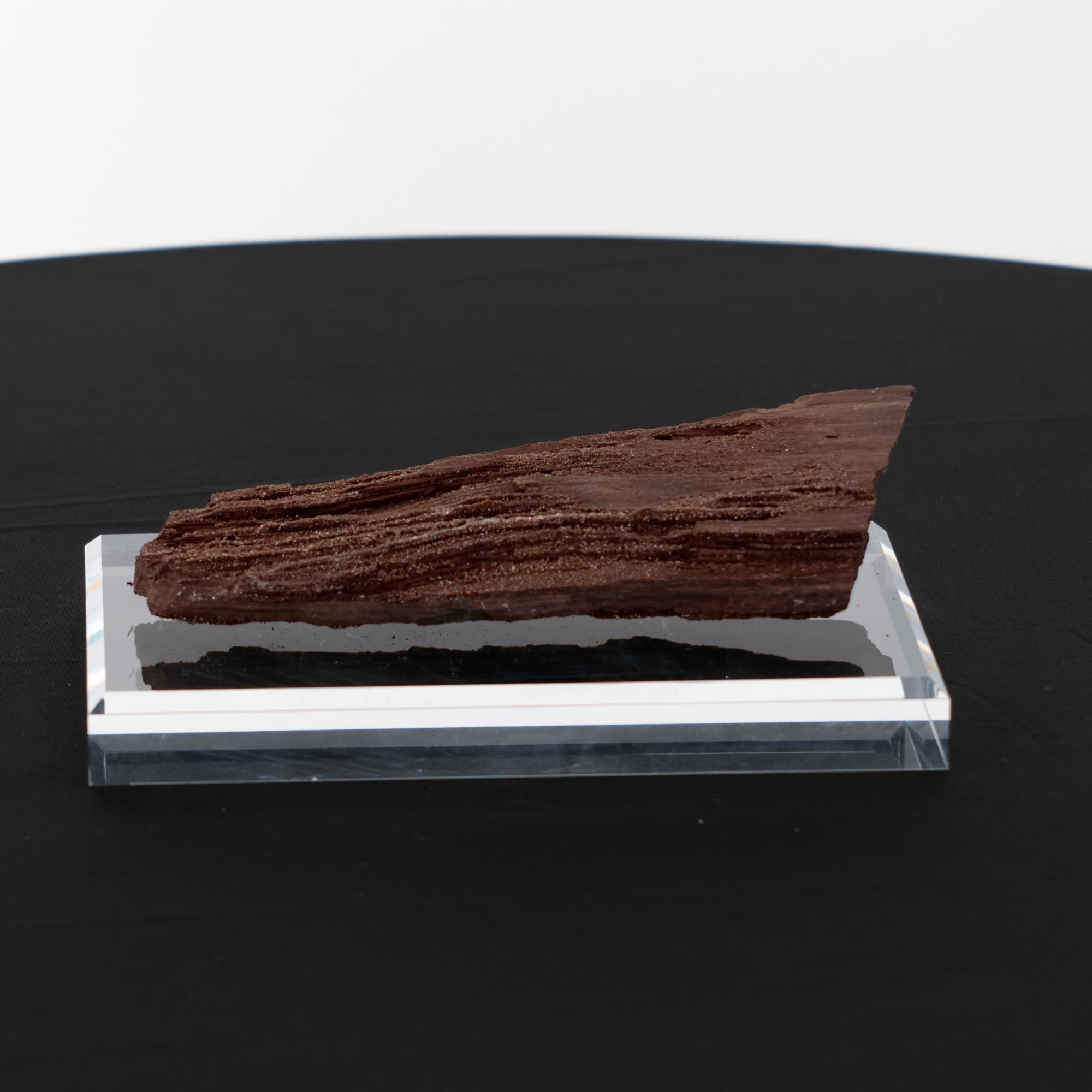 Feenholz mit natürlicher Kristallbildung | Versteinertes Holz aus Zwenkau | 383g