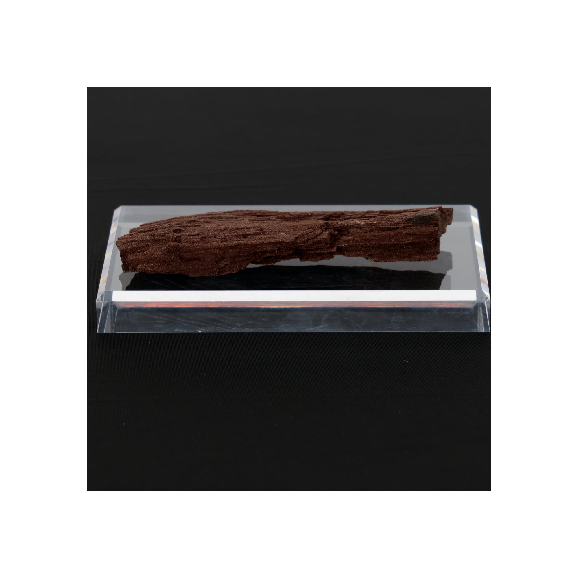 Feenholz mit natürlicher Kristallbildung | Versteinertes Holz aus Zwenkau | 179g
