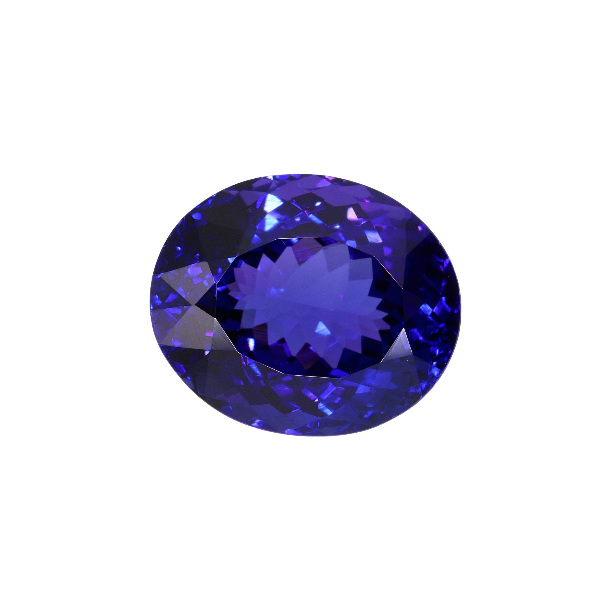 Tansanit "Blue Mirage" 20,02 ct - Intense Violetish Blue - IGI Certified