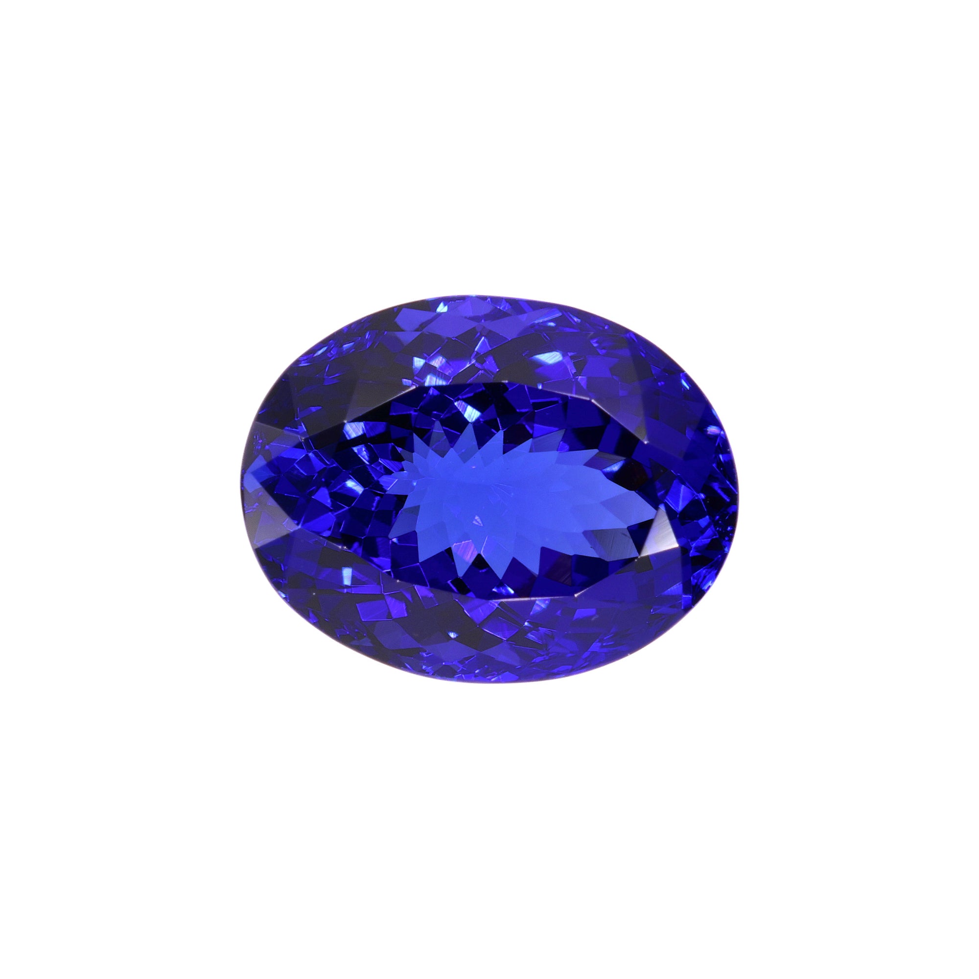 Tansanit "Velaris" 20,22 ct - Intense Violetish Blue - IGI Certified