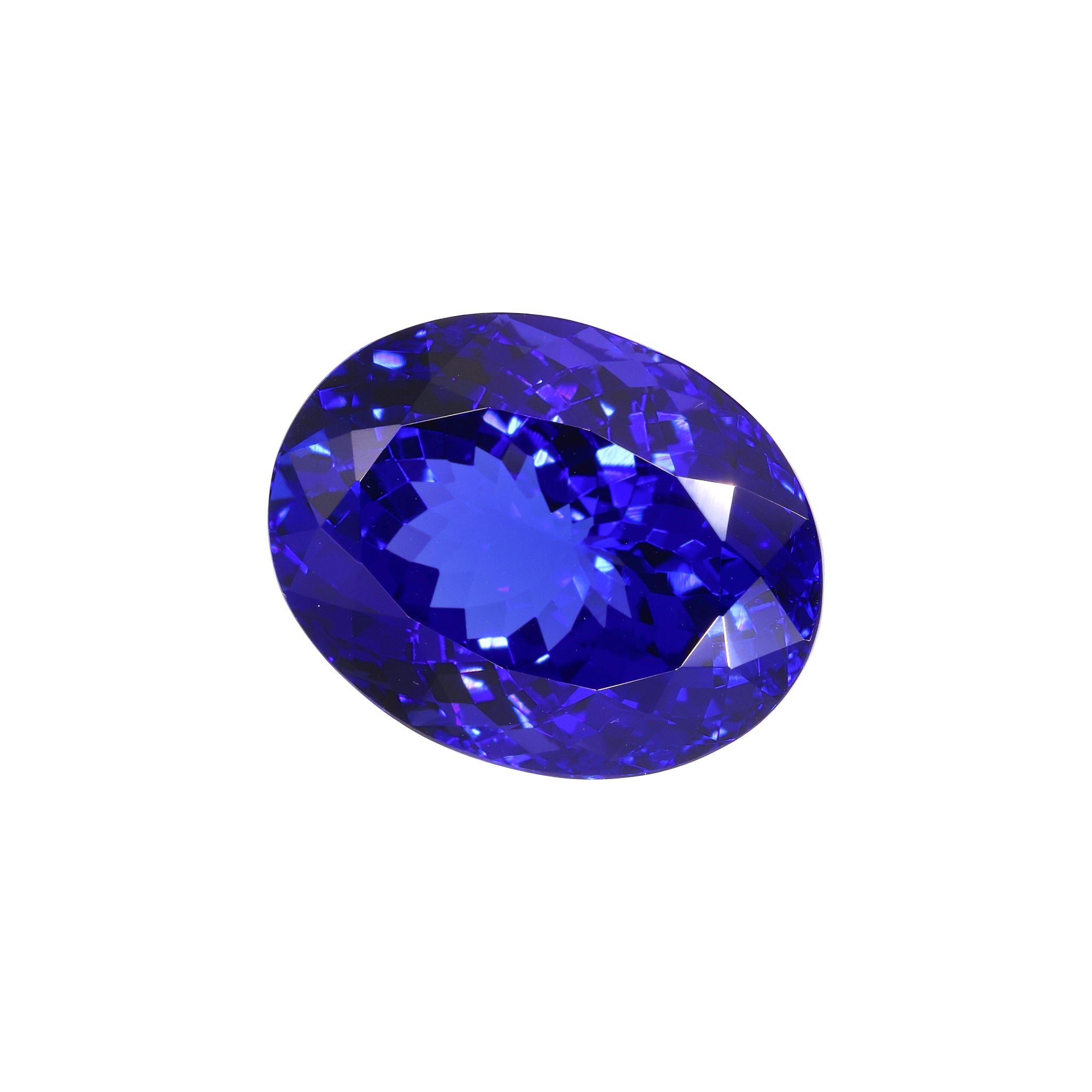 Tansanit "Velaris" 20,22 ct - Intense Violetish Blue - IGI Certified