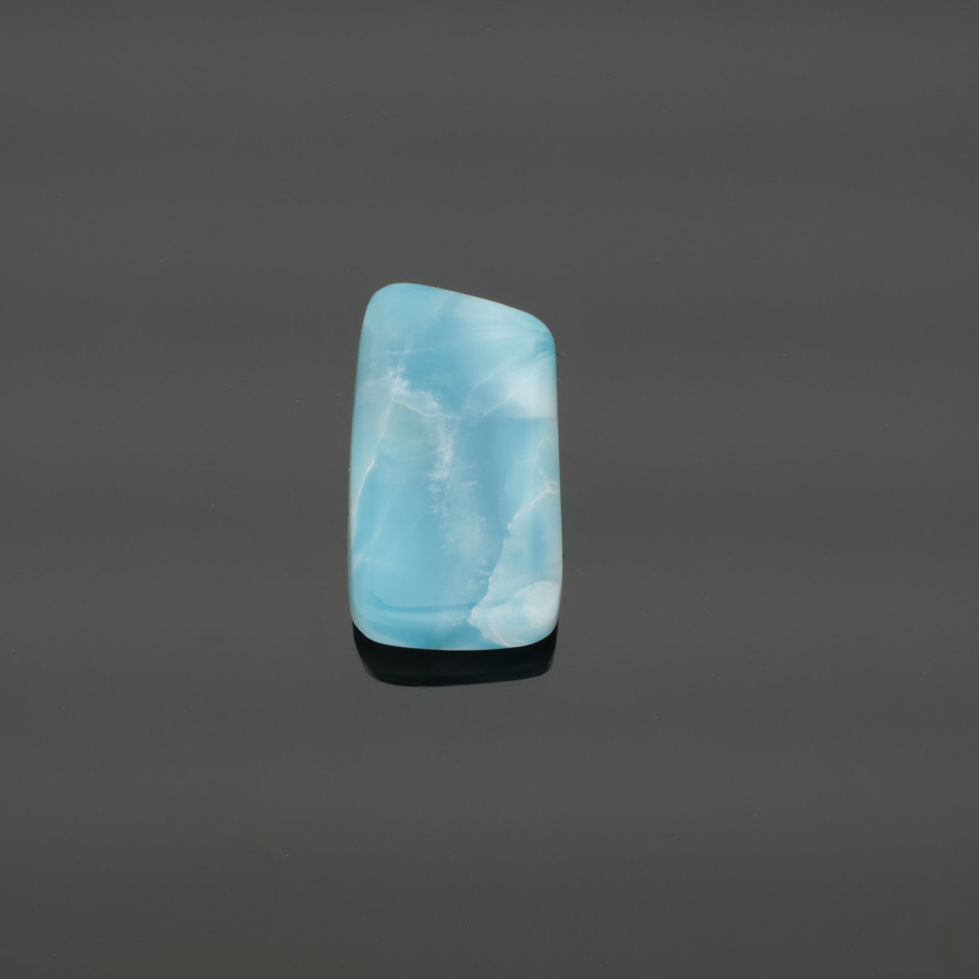 Larimar Schmuckstück AAA-Qualität – 18 g | Polierter Naturstein | Unikat aus der Dominikanischen Republik
