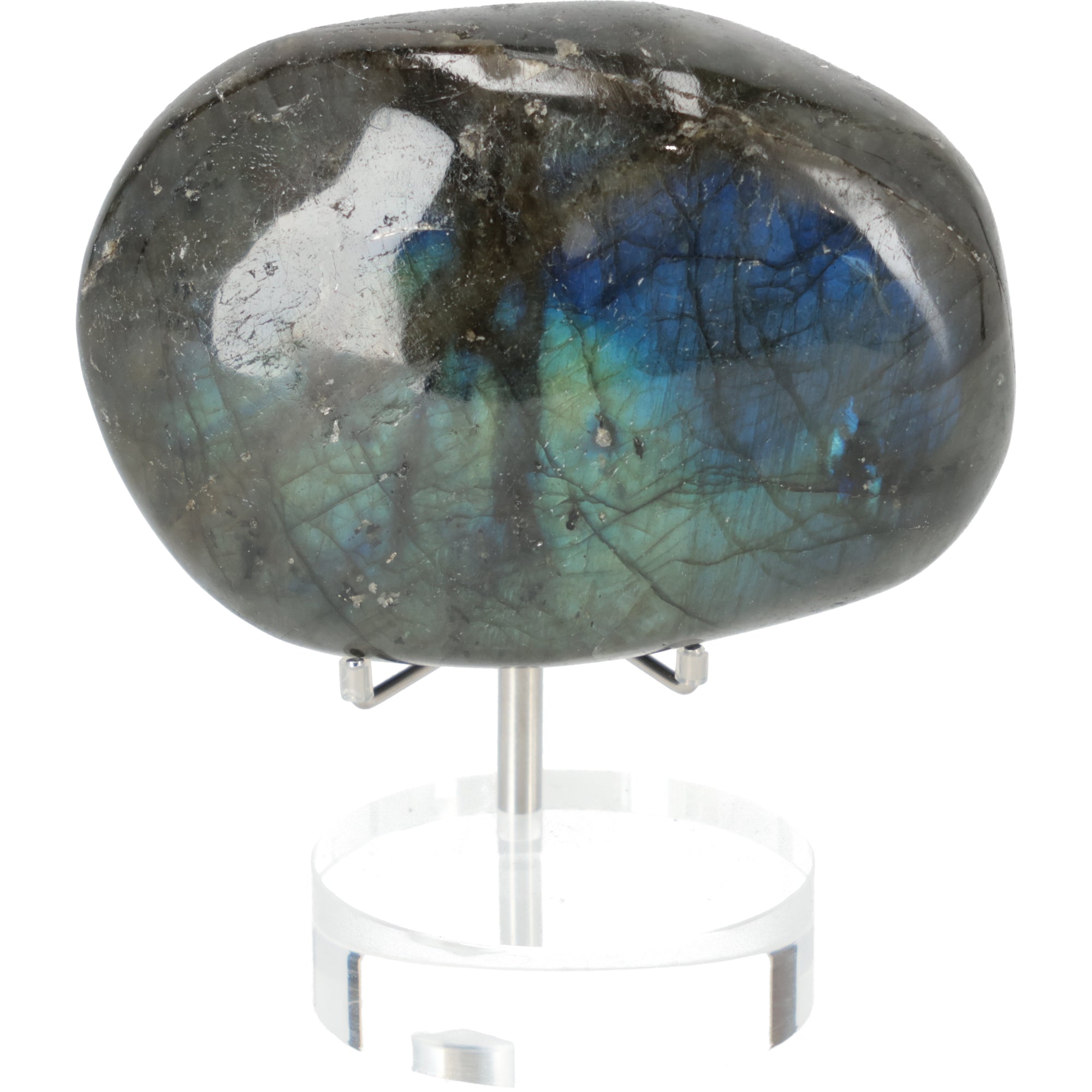 Labradorit mit intensivem Blauschimmer 294g (#558)
