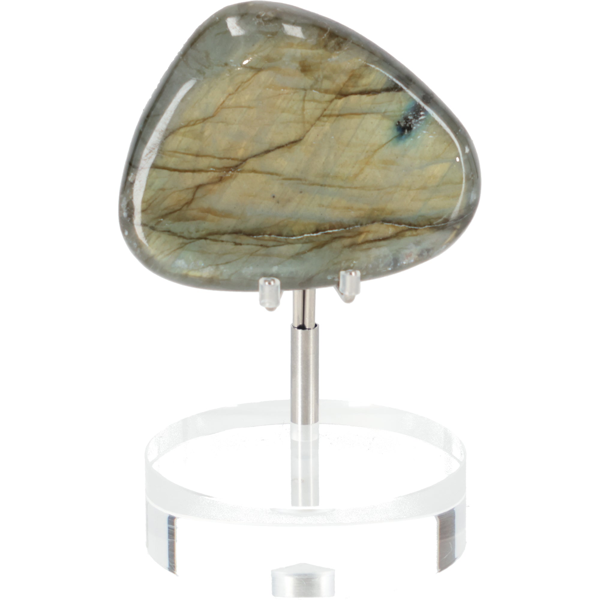 Labradorit Freeform „Golden Veil“  mit intensivem Blauschimmer 80g (#709)