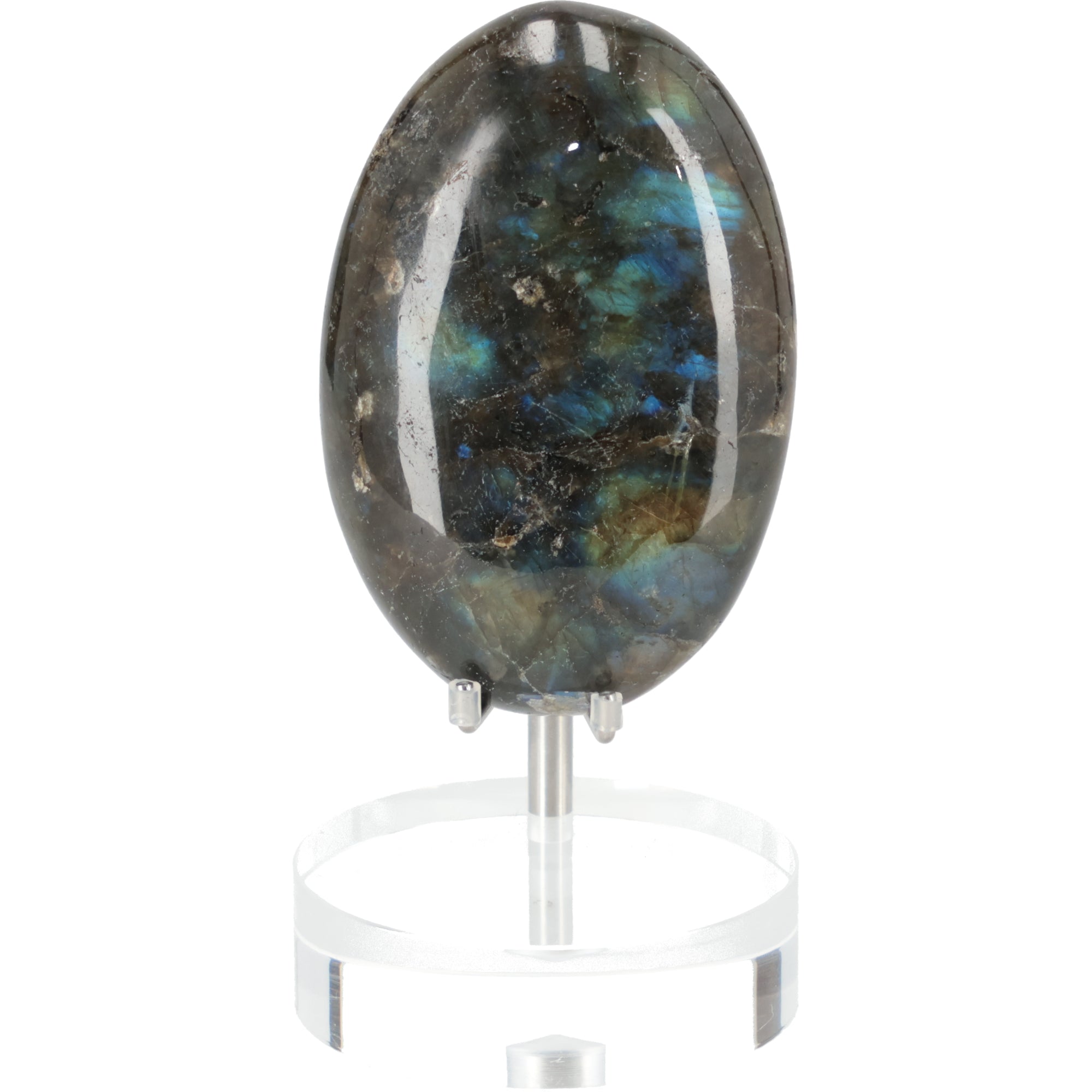 Labradorit Freeform „Midnight Tide“ mit intensivem Blauschimmer 114g (#710)