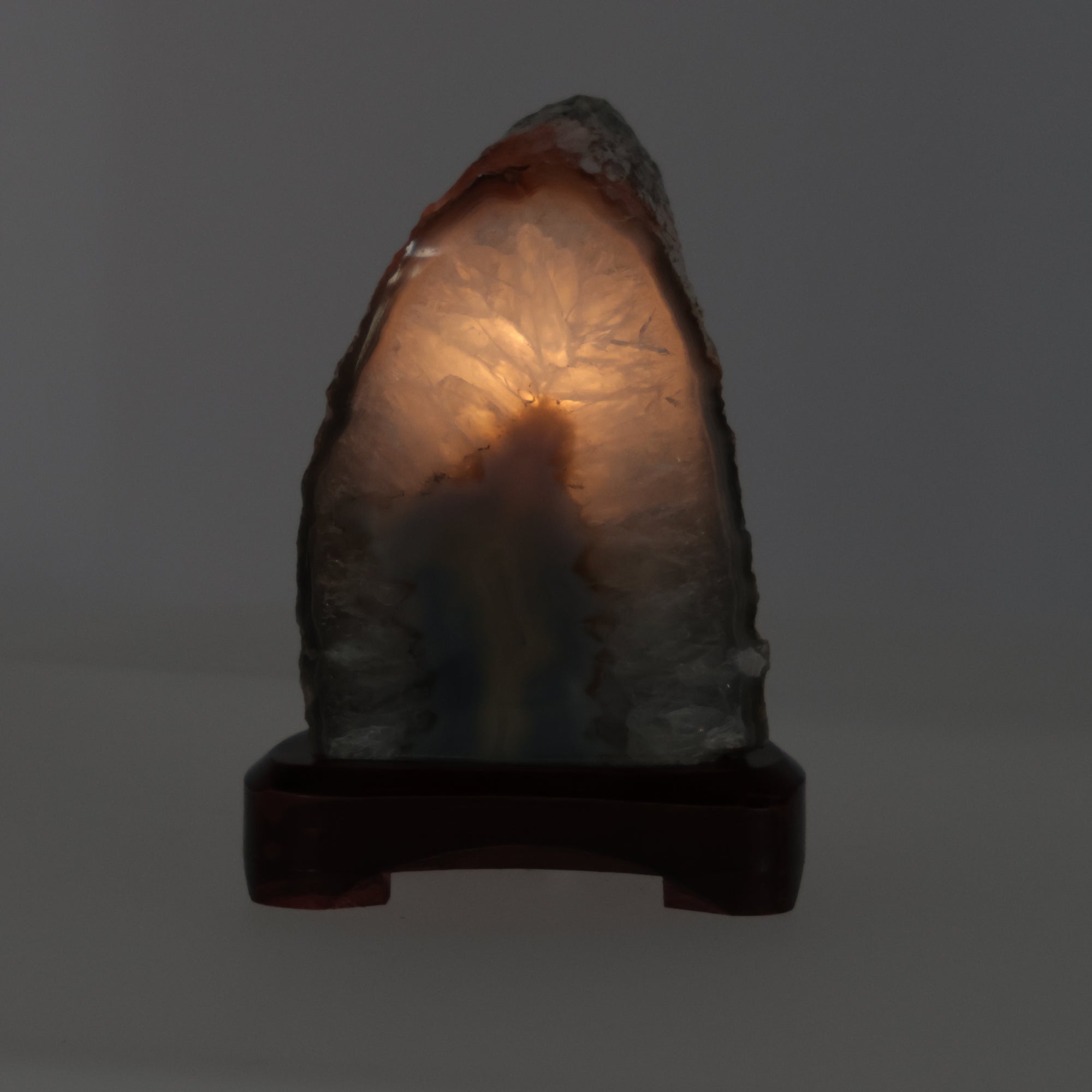 Achat Lampe mit natürlicher Achatstruktur 1,525 KG (#677)
