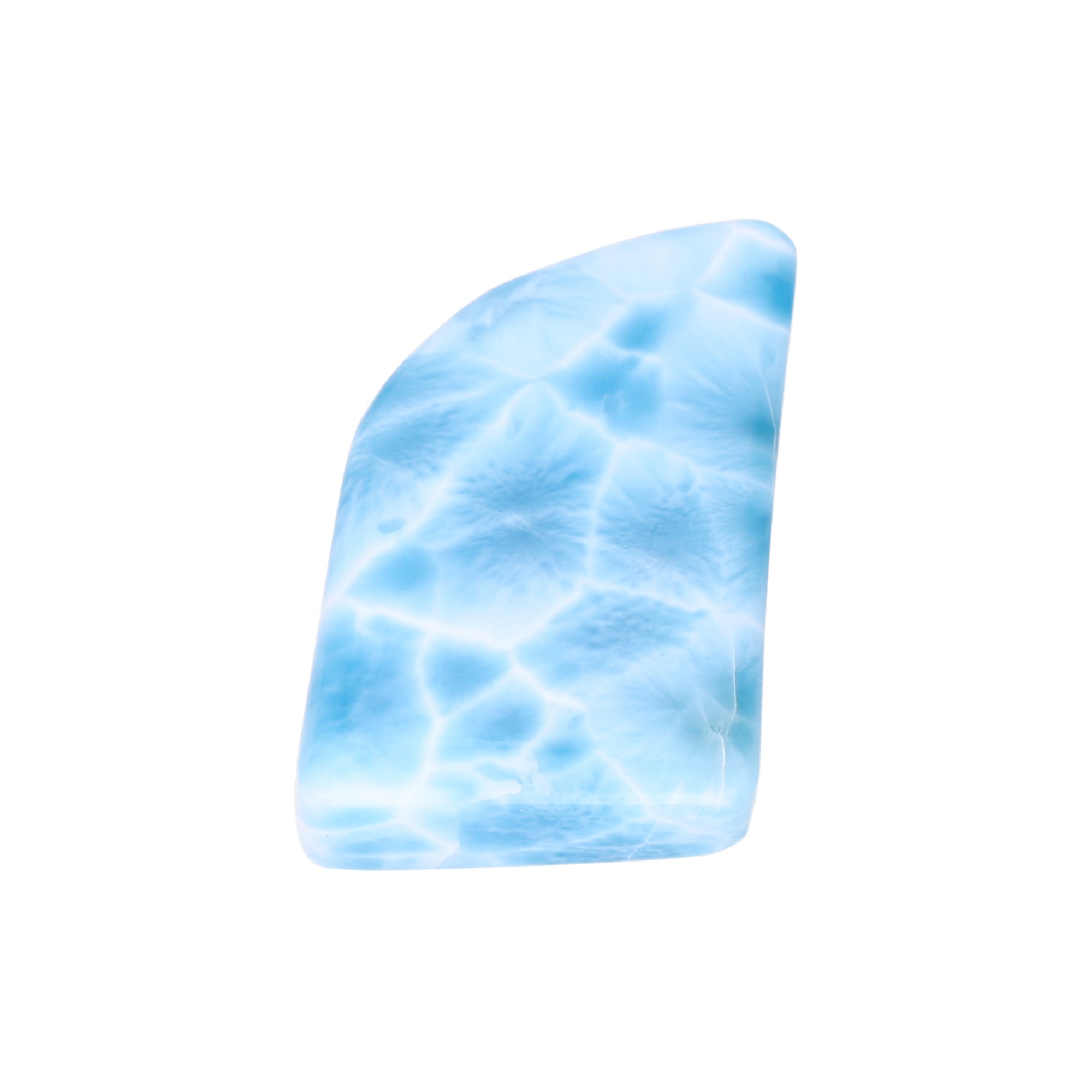 Larimar Schmuckstück AAA-Qualität – 17 g | Polierter Naturstein | Unikat aus der Dominikanischen Republik